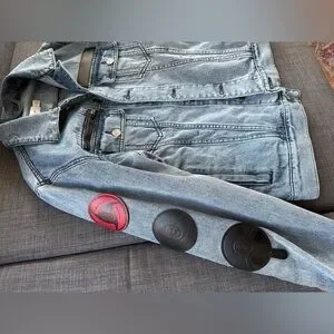 COACH X NARUTO Naruto Coach denim jacket Michael Jordan RARE Size small